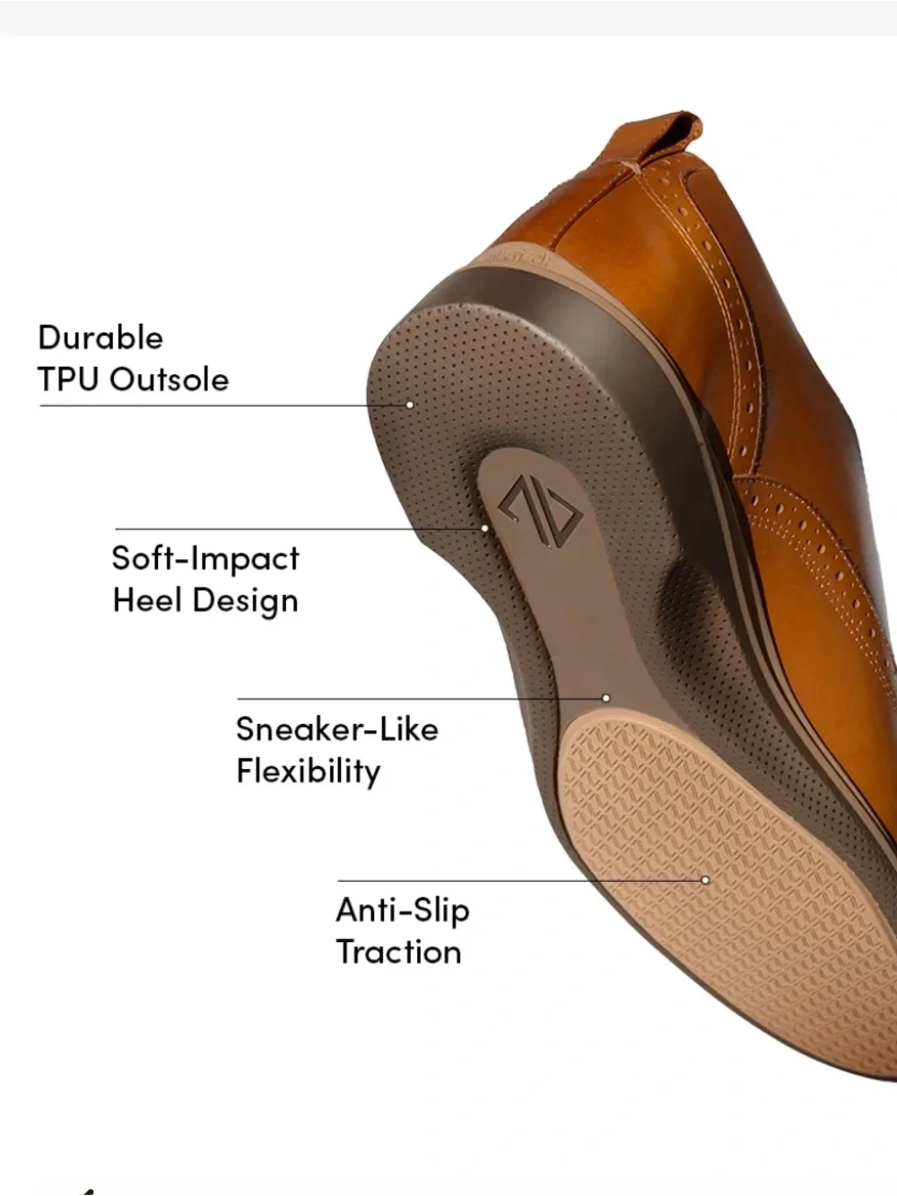 Amberjack Cap-Toe Brown Leather Oxford Shoes